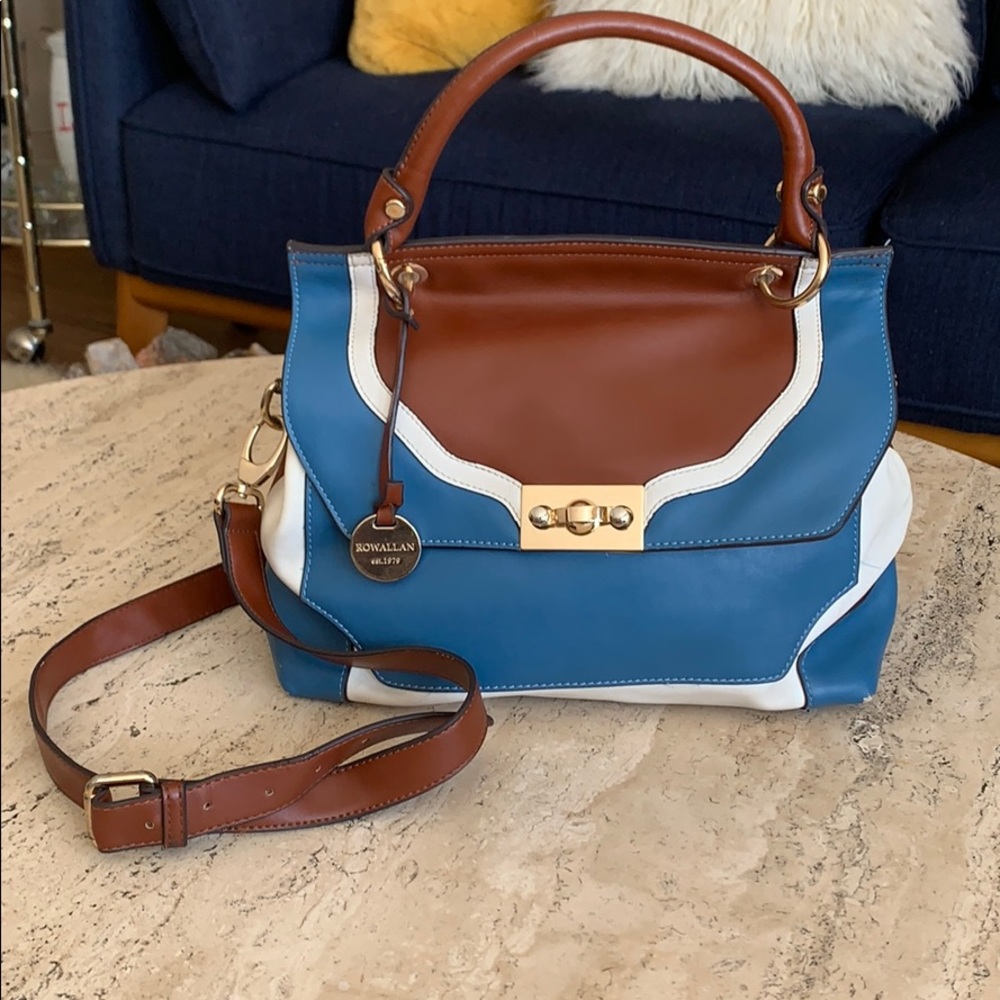 Rowallan Leather cross body purse